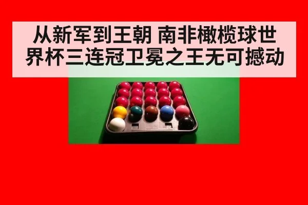 从新军到王朝 南非橄榄球世界杯三连冠卫冕之王无可撼动
